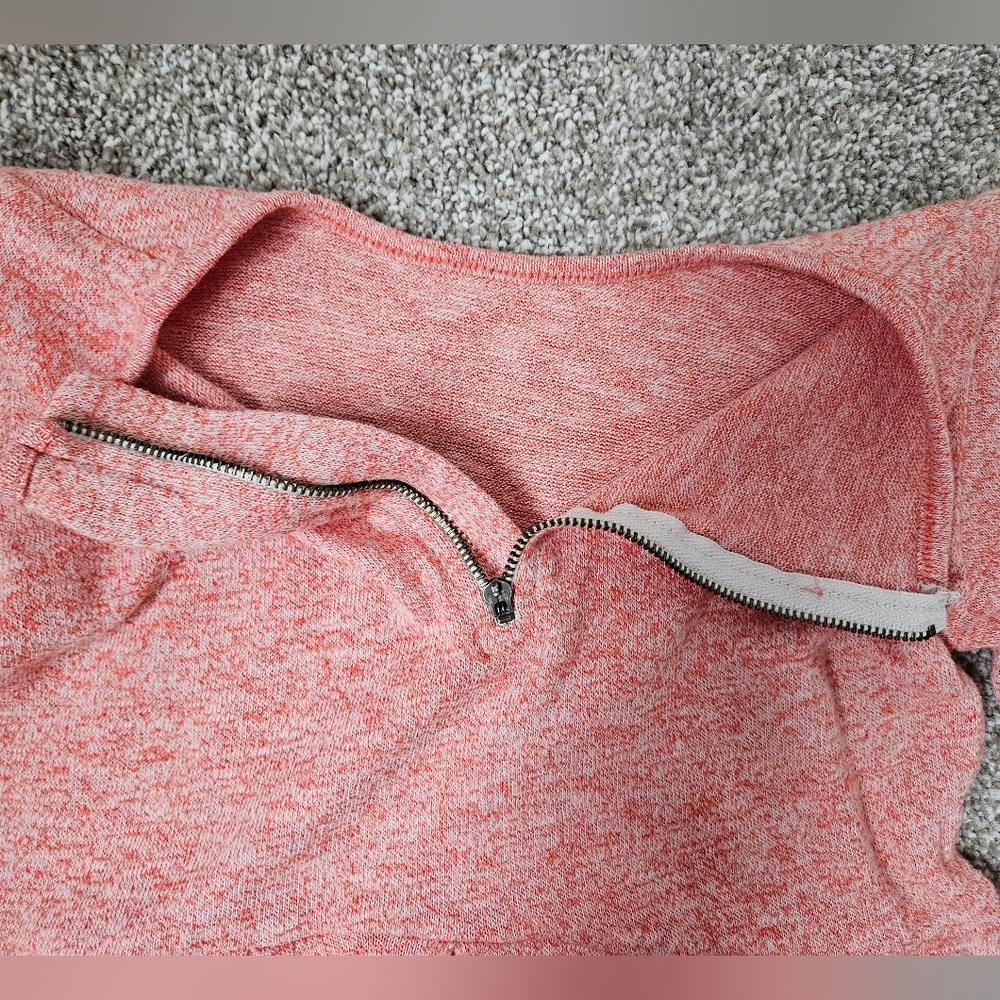 $5 In A Bundle! Gap Small 6/7 Knit Dress Coral/Orange And White - Picture 16 of 16